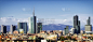 米兰,城市天际线,现代,意大利,金融区,摩天大楼,金融,城市,都市风景,天空