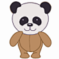 Iconka.com: Icon design / Illustration / Animation | Theodore The Bear For IMO Messenger