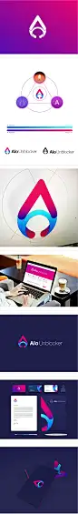 本项目是为一个网络匙软件做LOGO
 
LOGO本身取火苗-水滴-字母A为创意出发点
 
表现水火交融；以道家思维考虑“冲突”本身，水火共生的思维理念。
 
“意象”表达在有限制的空间或网络内，以“道”之思维化解冲突，打破限制；
 
“图形”上似火苗-似水滴-似箭头。取星火燎原-滴水穿石-势如破竹之意。
 
“色”取冷暖-紫兰渐变；呼应融会贯通-水火交融-万物共生之意；符合网络软件的活泼与科技印象。