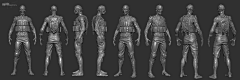 云顶灬动漫采集到手办，zbrush雕塑