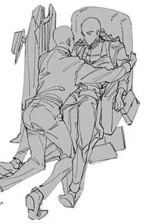 嬉戏打闹高甜互动双人情侣线稿素材 - 小红书