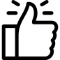 “点赞 Basic Rounded Lineal”图标