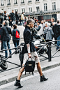 Paris fashion week street style: 