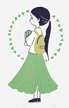 少女系唯美手绘插画 手绘插画 插画 水彩 青春 青春少女 元素 免抠png 设计图片 免费下载 页面网页 平面电商 创意素材