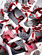 SEPHORA has plunged into a FunJob-designed wonderland for the holiday season | “ Esentially, we provided Sephora with a graphic toolkit full of different elements (like lips, stripes, and patterned shapes) to be applied to packaging, window and counter di