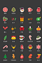 圣诞节日多彩图标矢量ui素材icon