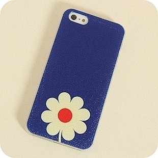 水晶纹蓝色向日葵 iphone4.4s苹...