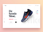 旗帜探索电子商务最小的购物商店鞋adidas nike电子商务电子商务