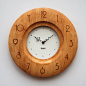 实木钟表/创意钟表/个性钟表/ 木质挂钟(不带灯)客厅时尚实木挂钟