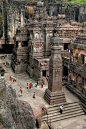 The Rock Hewn Temple, Mt Kailasa, Tibet~Semra, Traveller: 