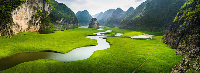 自然风景河流电商海报设计背景1920px