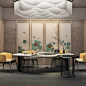 现代装饰画新中式客厅挂画餐厅绿色荷花样板间实物画沙发背景墙-淘宝网