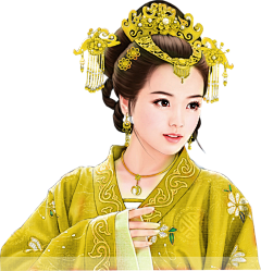 芯大大采集到【免扣】古女(黄色)
