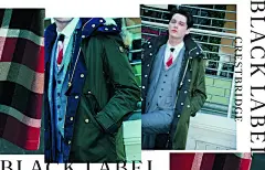 Burberry 将 Burberry Black Label 和 Blue Label 的经营权授予日本三洋商会，这是 Yuri Uenishi 为其创作的 2015 版销售海报。