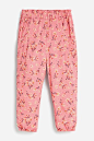 Rust Floral Pull-On Trousers (3mths-10yrs)