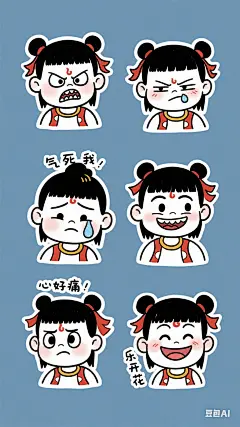 Q版 可爱哪吒表情包3