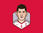 # Robert Lewandowski - Poland sketch app vector art fifa football poland rl9 robert lewandowski