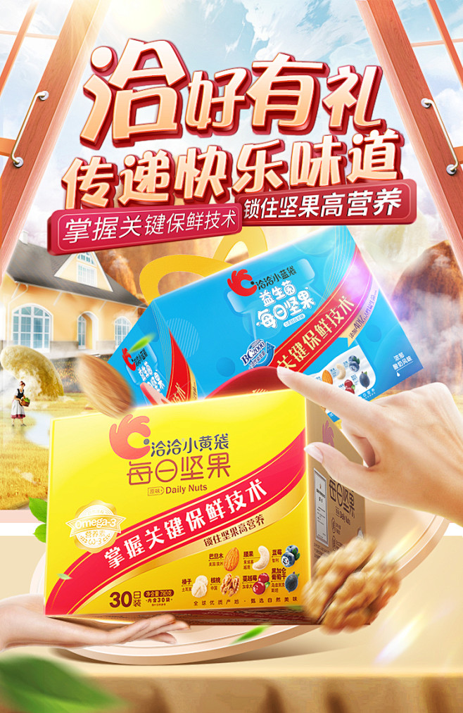 洽洽主视觉（每日坚果）