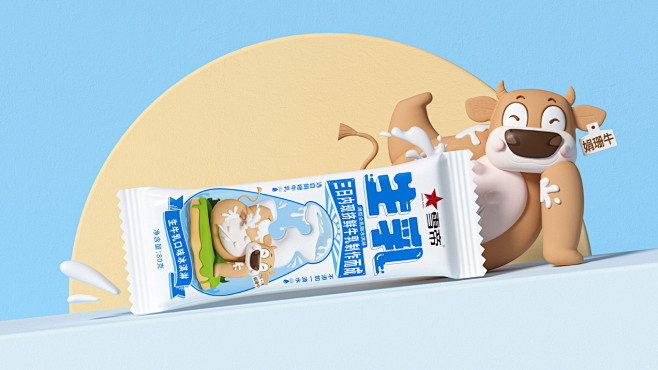 雪帝“生乳口味”冰淇淋包装