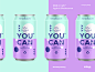 你可以'l Apple＆Blackcurrant产品可以设计品牌颜色排版包装标志罐模式夏天可以饮料插图包ui登陆包装设计