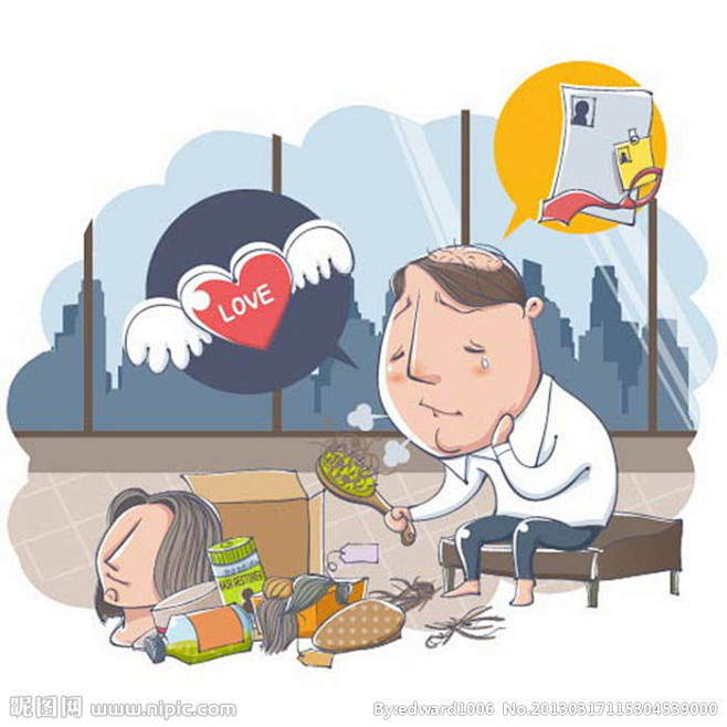 脱发