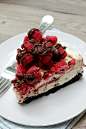 “White Chocolate Raspberry Truffle No Bake Cheesecake ”