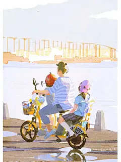 插画分享｜厚涂需要的光影练习
插画师｜Bao Songyuan
通透明亮又美丽