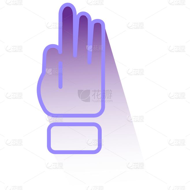 ICON-矢量操作点击手势图标8