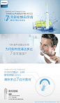 飞利浦 （Philips）Sonicare DiamondClean充电式声波震动牙HX9332五种模式 2支牙刷头 杯式充电器 USB旅行充电器 陶瓷白