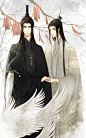  @拾南离北
#魔道祖师# #宋岚##晓星尘#不虐。脑中想的大概是，晓星尘：“老宋啊！后面没咱戏份了，跟我回家，阿箐那丫头还在等我们回去做饭啊。”宋岚：“... ...嗯。"于是牵起了小手。