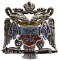 Знак Уральского казачьего войска.  Российская Империя, 1912-1917 гг.