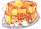 「ホットケーキのようなきもちで」/「ココロハナノ@いろいろ描き描き」のイラスト [pixiv]