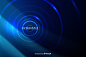 Abstract neon lines background