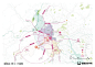 一组干净清晰的城市交通区位分析图❗️