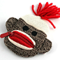 Sock Monkey Coin Purse