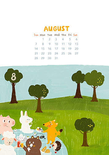 august