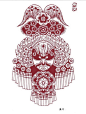 国粹中的艺术：京剧脸谱剪纸【40P】
