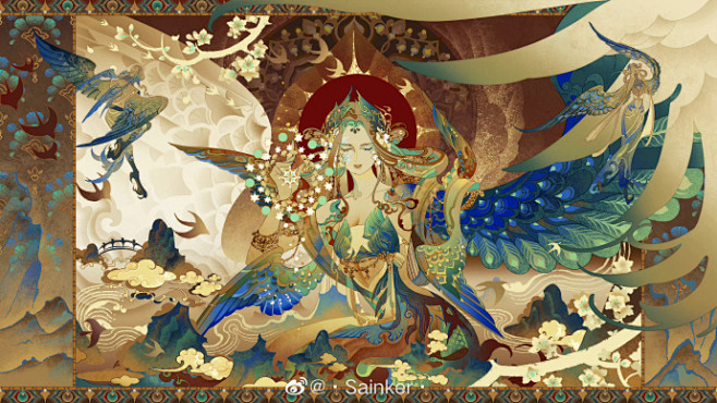 青鸾之音 逆水寒超话 @逆水寒 #逆水寒新时装青羽仙鸾#