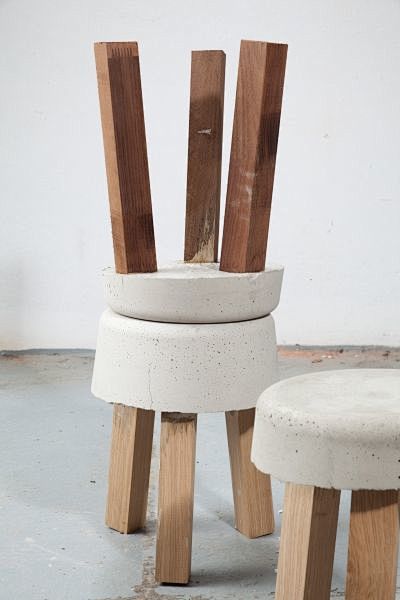 concrete stools