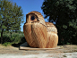 The Watchers - Owl Inspired Cabin :                                                    "The Watchers" is an owl cabin located on the Rives Arcins in Bordeaux, France. Designed ...