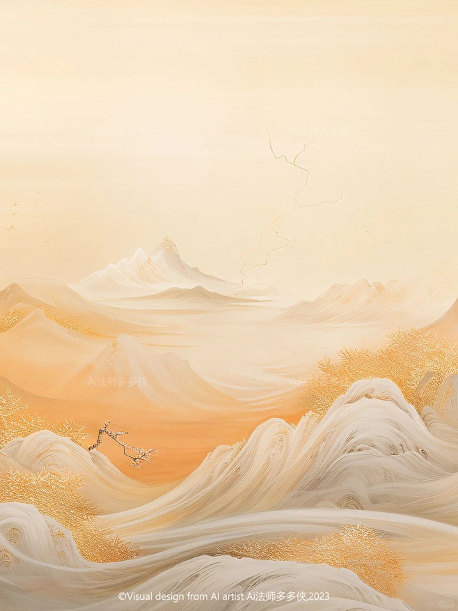 国风山水风景背景图02图片_手绘图片素材-花瓣网