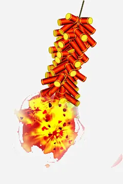 正在点燃的红炮高清素材 放鞭炮 最典型 的喜庆场景 过年时 这些 免抠png 设计图片 免费下载