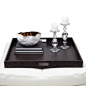Everglades Large Square Tray - Brown | Bar-tables-trays | Tabletop-and-bar | Z Gallerie