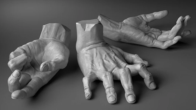 Hands Study-花瓣网