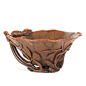 Bonhams : A rhinoceros horn 'lotus leaf' libation cup 17th/18th century