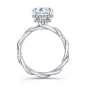 This contains an image of: SONIA 3.75ct Moissanite & Diamonds Ring
