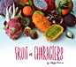 Fruit as Characters : Fruit and Veg-based character design