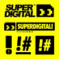 Logo for Superdigital, creative agency in Boston, Massachusetts.#logo #graphicdesign #design #brand #graphics #illustrator #designstudio #logomark #logodesigner #digital #branding #identity #typography #pacman #spaceinvader #arcadegames #nintendo #streetw