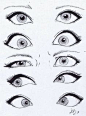drawing eyes ✤ || CHARACTER DESIGN REFERENCES | キャラクターmore || ✤