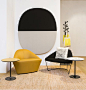 lounge with Colina chairs by Arper